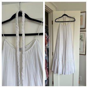 Rhode Resort Lea Pleated Solid Midi Dress